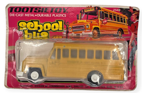 Tootsietoy school bus die - die, cast