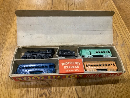 Tootsietoy railroad express - tootsietoy,
